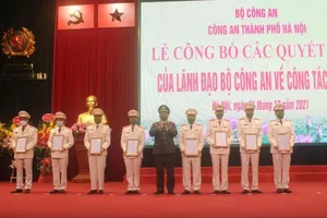 Bổ nhiệm hai phó thủ trưởng cơ quan CSĐT Công an Hà Nội
