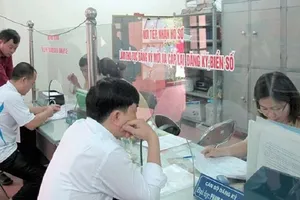 Từ 21-5, công an cấp xã được trao quyền cấp đăng ký và biển số xe máy