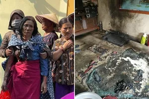 Khởi tố vụ con gái đốt nhà mẹ ruột vì mâu thuẫn trong chia đất 