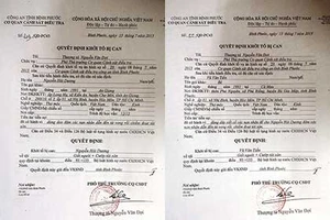 Thảm sát Bình Phước: VKS đã phê chuẩn quyết định khởi tố 2nghi can