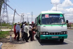 Tăng chuyến, kéo dài giờ chạy xe buýt ở huyện Cần Giờ