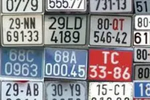 Giải đáp thắc mắc về ký hiệu, màu của biển số xe