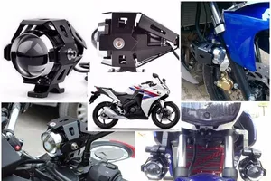 Lắp thêm đèn trợ sáng cho xe máy có bị phạt?