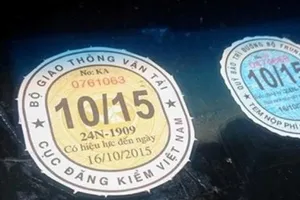 Sửa chữa tem kiểm định, bị phạt đến 4 triệu đồng
