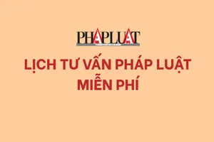 Lịch tư vấn pháp luật