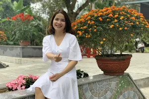 Tác giả trong một chuyến dã ngoại.