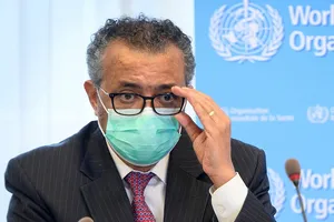 Tổng Giám đốc WHO Tedros Adhanom Ghebreyesus. Ảnh: AP