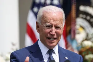 Tổng thống Mỹ Joe Biden tại Vườn Hồng của Nhà Trắng hôm 26-7, trong lễ kỷ niệm 31 năm ngày Mỹ thông qua Đạo luật Người khuyết tật. Ảnh: REUTERS