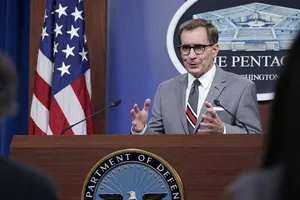 Người phát ngôn Lầu Năm Góc John Kirby. Ảnh: SPOKESMAN
