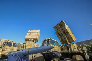 Hệ thống Bavar-373 trong sự kiện công bố sản phẩm hồi năm 2019. Ảnh: IRNA