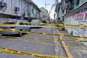 Một khu vực phong tỏa ở Manila, Philippines. Ảnh: PHILNEWS