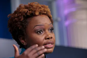 Phó Thư ký Báo chí Nhà Trắng Karine Jean-Pierre. Ảnh: REUTERS