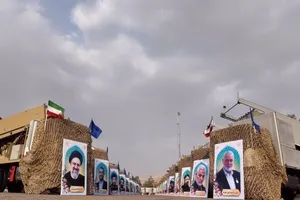 Lễ bàn giao 2.640 trang bị tác chiến nội địa cho lực lượng hải quân của IRGC hôm 9-8. Ảnh: TASMIN