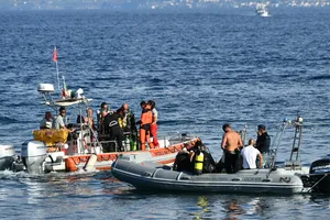 Công tác tìm thi thể các nạn nhân trong vụ chìm siêu du thuyền Bayesian đã hoàn tất hôm 23-8, khi thi thể nạn nhân cuối cùng được tìm thấy. Ảnh: GETTY IMAGES