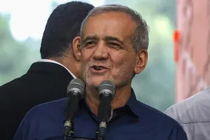 Tổng thống Iran Masoud Pezeshkian. Ảnh: CBS NEWS