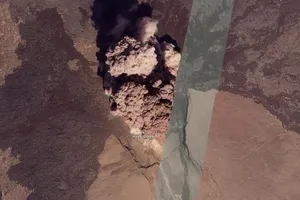 Núi lửa ở châu Phi phun sau 12.000 năm, tro bụi bay tới cả Ấn Độ và Trung Quốc