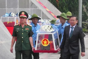 Truy điệu, an táng 13 hài cốt liệt sĩ hy sinh tại Lào, Campuchia