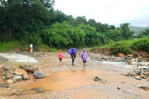 Hơn 8.200 học sinh 1 huyện ở Kon Tum nghỉ học tránh lũ