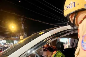 Nữ thiếu tá lái xe khi say bị phạt 46 triệu đồng