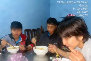 Tìm thấy 3 chị em đi lạc trên núi Chư Nâm