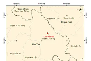 Động đất 4.0 độ tại huyện Kon Plông