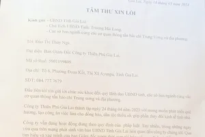 Vụ giả mạo quyết định của Chủ tịch UBND tỉnh Gia Lai: Bất ngờ 'tâm thư xin lỗi'