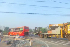 Vụ 2 xe khách tông nhau ở Gia Lai: 1 xe chạy quá tốc độ