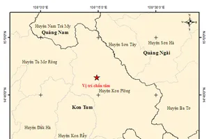 Trận động đất mạnh 5 độ, rủi ro thiên tai cấp 2