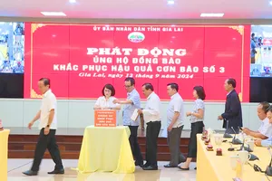 Vùng cao Gia Lai chia sẻ tấm lòng với bà con phía Bắc bị thiệt hại do bão, lũ