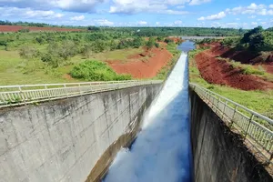 Gia Lai: Ra lệnh xả nước hồ bị thủng thân đập, sơ tán người khẩn cấp