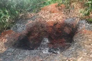 Thi thể người đàn ông bị quấn chăn đốt cháy, nghi do tự tử