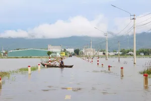 Gia Lai: Ngập cục bộ, hơn 70 hộ dân bị cô lập tạm thời
