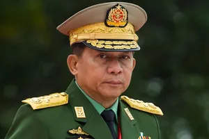 Tổng tư lệnh quân đội Myanmar - Tướng Min Aung Hlaing. Ảnh: REUTERS