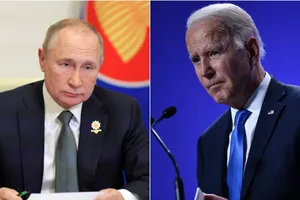 Tổng thống Nga Vladimir Putin (trái) và Tổng thống Mỹ Joe Biden (phải). Ảnh: GETTY