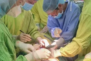 5 giờ phẫu thuật cứu sống 1 phụ nữ bị cọc gỗ đâm xuyên người