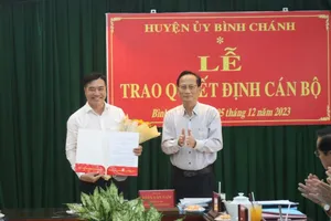 Bí thư xã Vĩnh Lộc B làm Chủ nhiệm Ủy ban Kiểm tra huyện ủy Bình Chánh