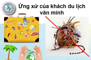 Ứng xử của du khách văn minh