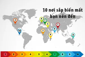 10 nơi sắp biến mất bạn nên đến