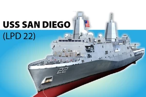 Uy lực tàu chiến đổ bộ của Mỹ vừa ghé cảng Cam Ranh