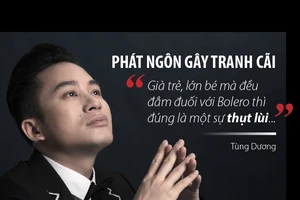 Tùng Dương bị phản pháo vì phát ngôn sốc về nhạc bolero