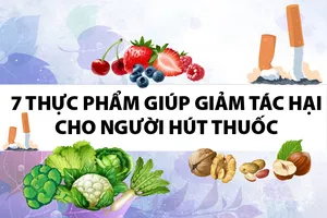 7 thực phẩm giúp giảm tác hại cho người hút thuốc