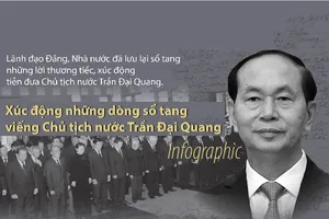 Xúc động những dòng sổ tang viếng Chủ tịch nước Trần Đại Quang