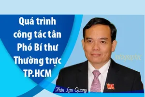 Quá trình công tác tân Phó Bí thư TP.HCM Trần Lưu Quang 