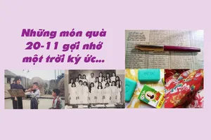 Những món quà 20-11 gợi nhớ một trời ký ức...
