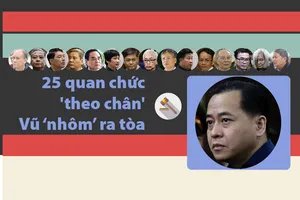 25 quan chức 'theo chân' Phan Văn Anh Vũ ra tòa