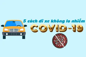5 cách đi xe ô tô không lo bị nhiễm COVID-19