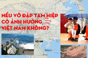 Vị trí đập Tam Hiệp, nếu vỡ đập có ảnh hưởng Việt Nam không?
