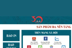 Mừng sinh nhật 17-9-2020 báo Pháp Luật TP.HCM 30 năm