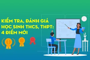 Kiểm tra, đánh giá học sinh THCS, THPT: 4 điểm mới từ 11-10