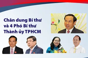 Chân dung Bí thư và 4 Phó Bí thư Thành ủy TP.HCM khóa XI